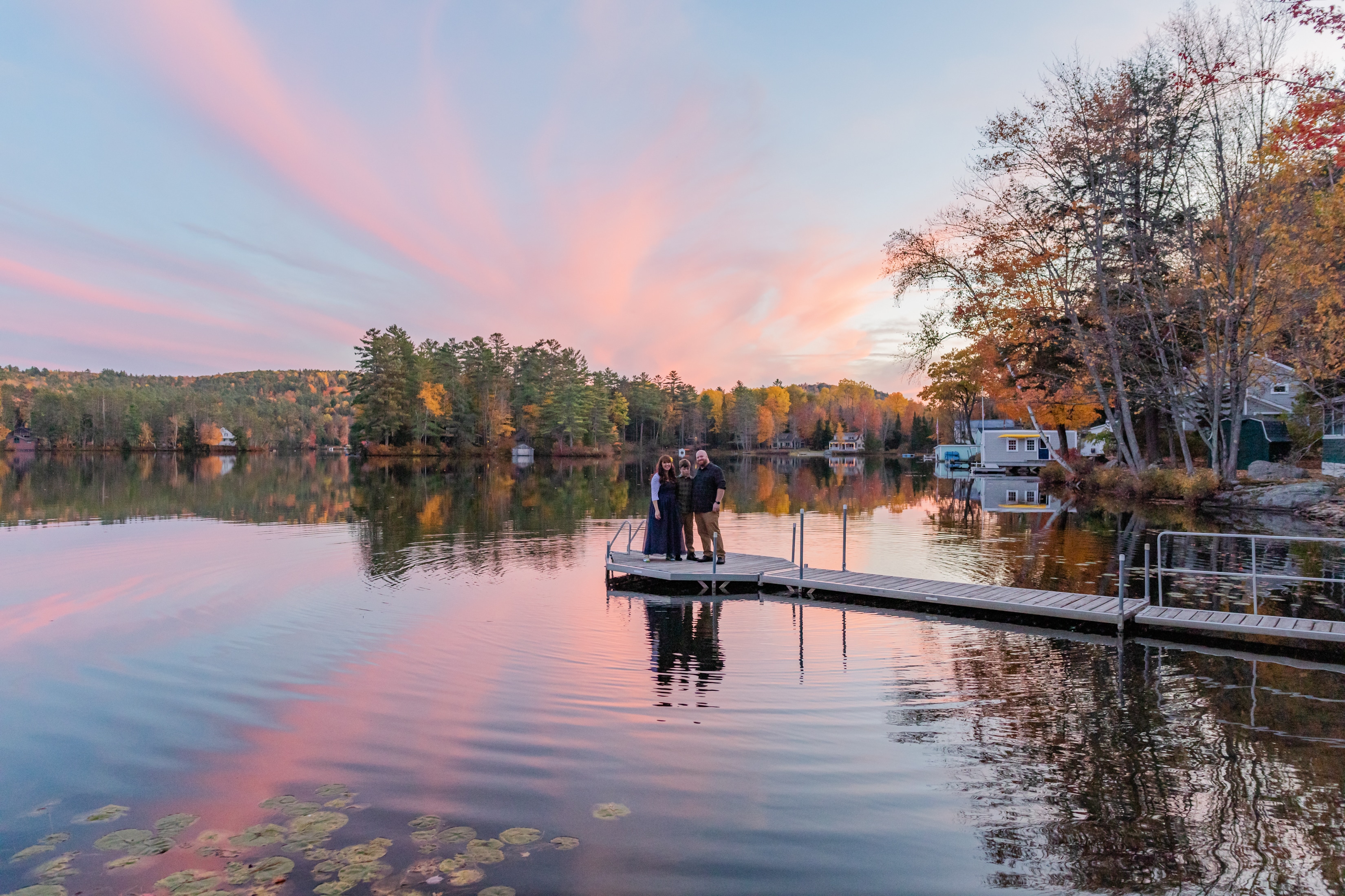 NH White mountain wedding